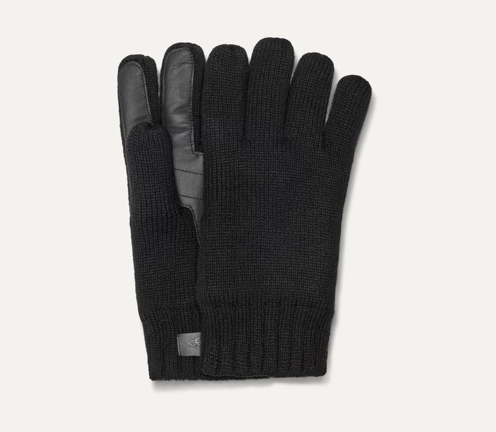 UGG® 公式【 ニット パーム パッチ グローブ|Knit Palm Patch Glove| 191459130155 | メンズ】アグ 公式サイト